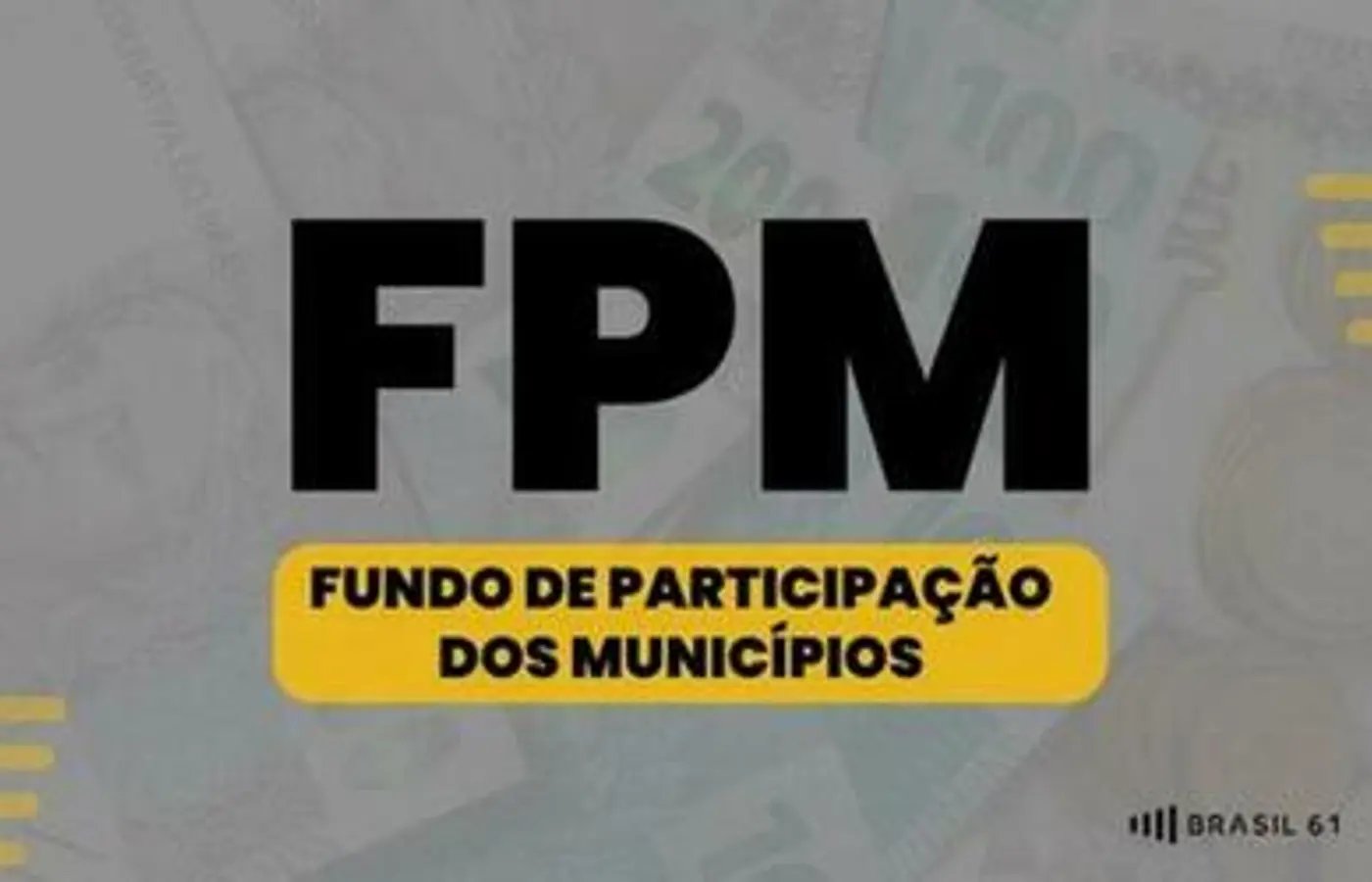 FPM: 1ª parcela de novembro, no valor de R$ 9,3 bi, será repassada aos municípios nesta segunda-feira (10)