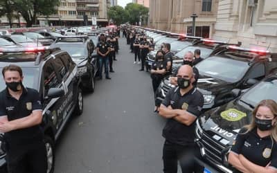 Segurança Pública: 9 mil armas e 40 toneladas de drogas foram apreendidas no Rio Grande do Sul em 2023